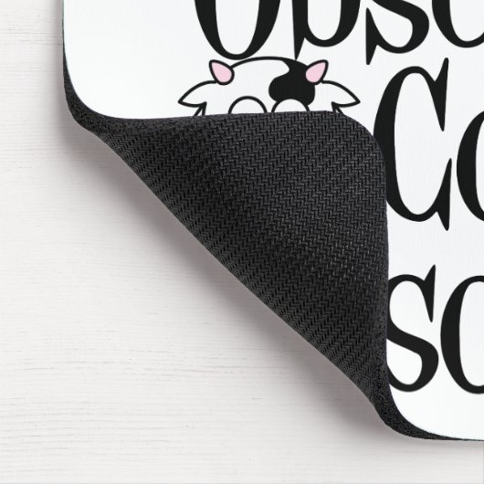 Zwangsstörung bei Kühen Mousepad (Ecke)