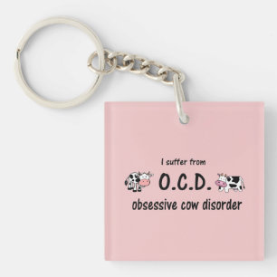 Zwangsstörung bei Kühen Schlüsselanhänger