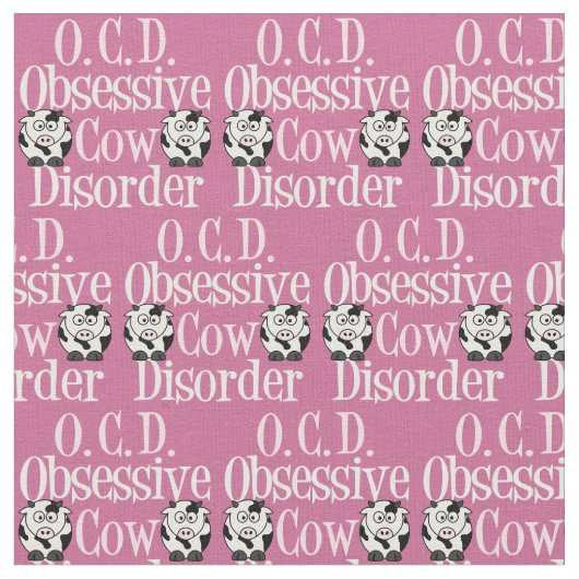 Zwangsstörung bei Kühen Stoff (Nahaufnahme)