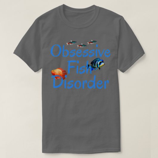 Zwangsstörung der Fische Frontosa Aquarium Behalte T-Shirt (Design vorne)