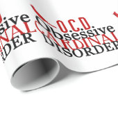 Zwangsstörung des Kardinals Geschenkpapier (Rolleneckpunkt)