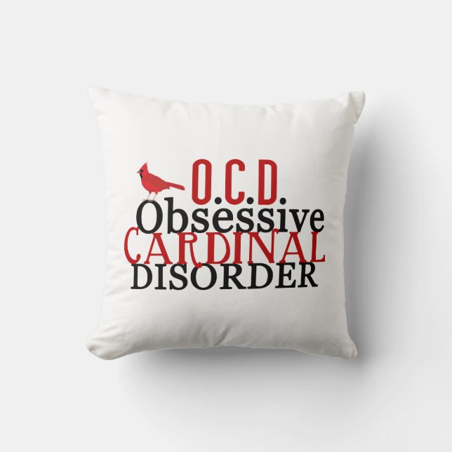 Zwangsstörung des Kardinals Kissen (Vorderseite)
