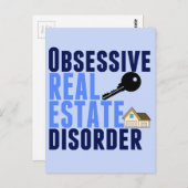 Zwangsstörung des realen Anwesens Postkarte (Vorne/Hinten)