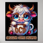Zwangsstörung durch Kaffee Poster (Vorne)