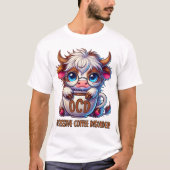 Zwangsstörung durch Kaffee T-Shirt (Vorderseite)