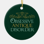 Zwangsstörung Keramik Ornament (Vorne)