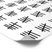 Zwangsstörung OCD Tally Poster (Ecke)