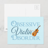 Zwangsstörung Postkarte (Vorne/Hinten)