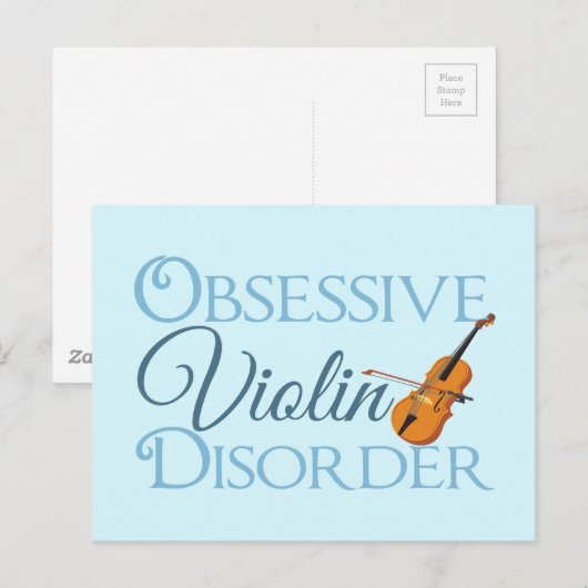 Zwangsstörung Postkarte (Vorne/Hinten)