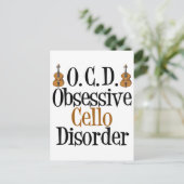 Zwangsstörung Postkarte (Stehend Vorderseite)