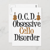 Zwangsstörung Postkarte (Vorne/Hinten)