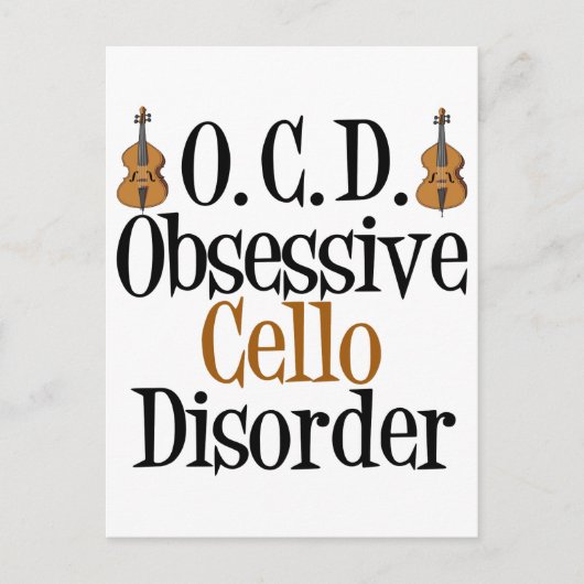 Zwangsstörung Postkarte (Vorderseite)