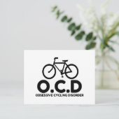 Zwangsstörung Postkarte (Stehend Vorderseite)