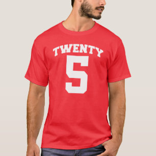 ZWANZIG 5 Meilenstein 25. GEBURTSTAG T-Shirt