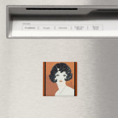 Zwanzig Brünette Magnet (In Situ (Geschirrspüler))