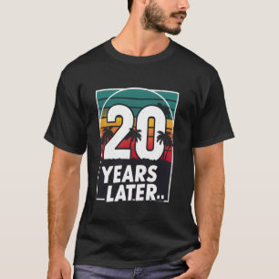 Zwanzig Jahre später 20 Jahre alter Retro 20. Gebu T-Shirt