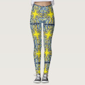 Zwanzig-Punkte-Sterne Leggings (Vorderseite)
