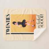 Zwanzig sahen nie so gut Vintag aus Sherpadecke (Vorderseite (Horizontal))