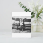 Zwanzigerjahre bemannen mit Flugzeug Postkarte (Stehend Vorderseite)