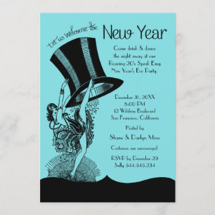 Zwanzigerjahre Des Sylvesterabends brüllendes Einladung