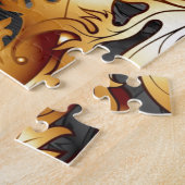 Zwanzigerjahre große gatsby blühen Schwarzes und Puzzle (Seite)