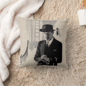 Zwanzigerjahre Herr Natty der Scharfes gekleidete Kissen (Decke)