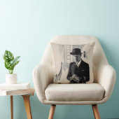 Zwanzigerjahre Herr Natty der Scharfes gekleidete Kissen (Stuhl )