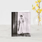 Zwanzigerjahre Karte (Gelbe Blume)