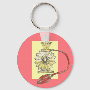 Zwanzigerjahre Parfümflasche Schlüsselanhänger