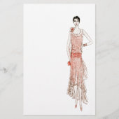 Zwanzigerjahre Prallplatten-Briefpapier Briefpapier (Vorderseite)