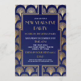 Zwanzigerjahre Silvester Gatsby Einladung