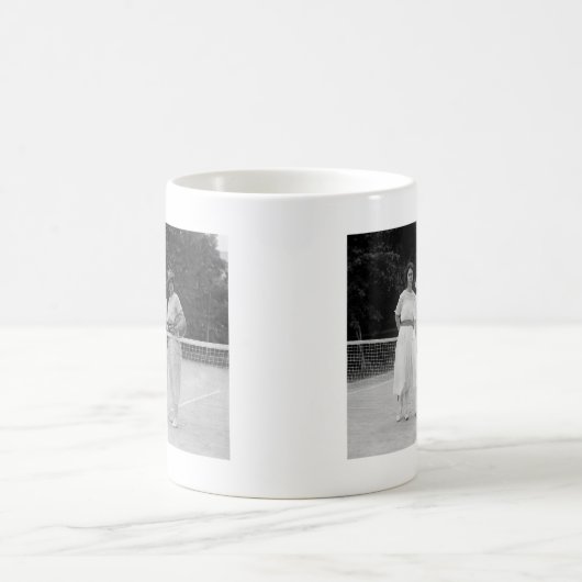 Zwanzigerjahre Tennis-Mode Kaffeetasse (Mittel)