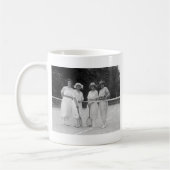 Zwanzigerjahre Tennis-Mode Kaffeetasse (Links)