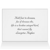 Zwanzigerjahre Tischnummer-Karte (Innenansicht Horizontal (Oben))