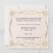 Zwanzigerjahre Vintage Einladung (Rückseite)