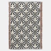 Zwanzigerjahre Vintager Kunst-Dekoschwarzer u. Decke (Vorderseite Vertikal)