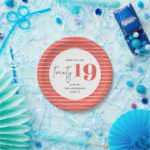 Zwanzigjähriges Party Pappteller (Party)