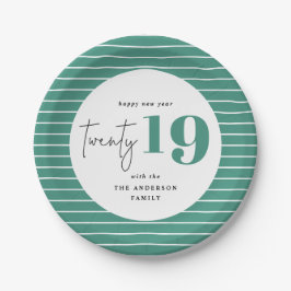 Zwanzigjähriges Party Pappteller