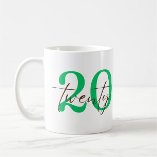 Zwanzigstes 20-Jahres-Jubiläum Personalisierung Kaffeetasse