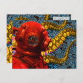 Zwanzigtausend Ligen Postkarte (Vorne/Hinten)