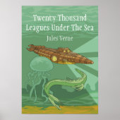 Zwanzigtausend Ligen unter dem Meer - Jules Verne Poster (Vorne)