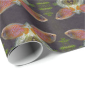Zwarf Gourami Fish Geschenkpapier (Rolleneckpunkt)