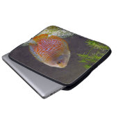 Zwarf Gourami Fish Laptopschutzhülle (Vorne Knopf)