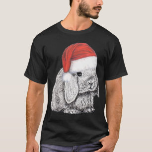 Zwarf Lop erblickte ein sonniges Kaninchen in Sant T-Shirt