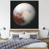 Zwarf Planet Pluto Leinwanddruck (Insitu (Schlafzimmer))