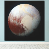 Zwarf Planet Pluto Leinwanddruck (Insitu (Holzboden))