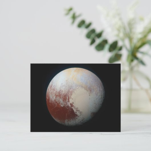 Zwarf Planet Pluto Postkarte (Stehend Vorderseite)