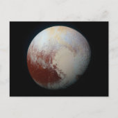 Zwarf Planet Pluto Postkarte (Vorderseite)