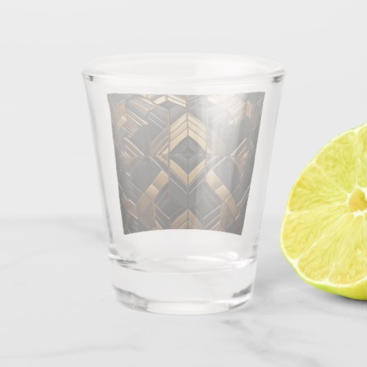 Zwart Goud Retro Schnapsglas (Rückseite)