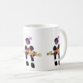 Zwarte Piet Schale Kaffeetasse (VorderseiteRechts)
